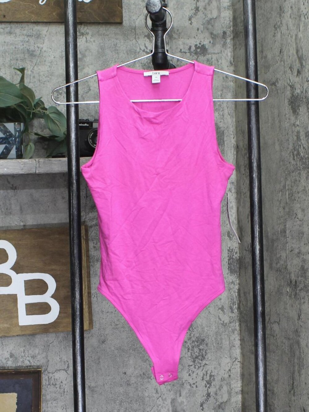 Bar Iii Pink Bar Iii Bodycon Knit Bodysuit Xs Sz XS